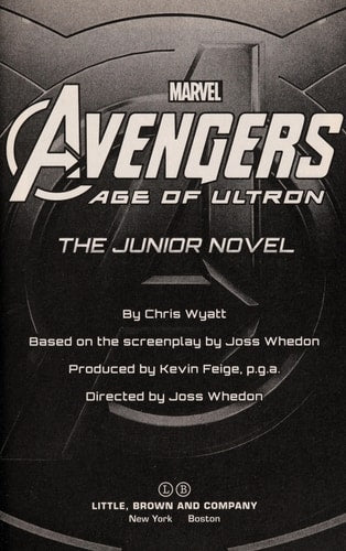 Marvel's Avengers: Age of Ultron: the Junior Novel
