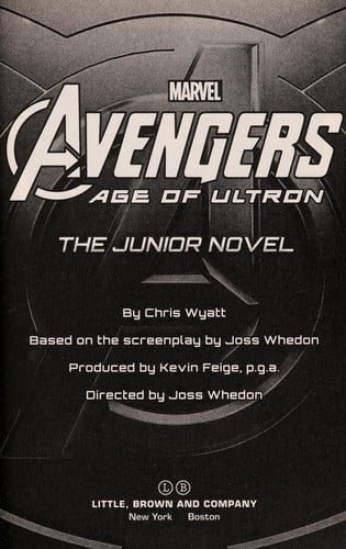 Marvel's Avengers: Age of Ultron: the Junior Novel