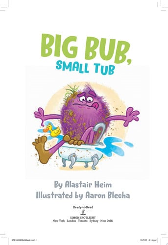 Big Bub, Small Tub Ready To Read