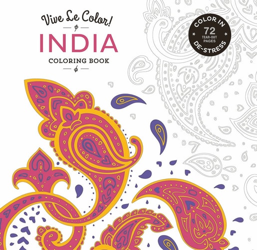 Vive le Color! India (Adult Coloring Book)