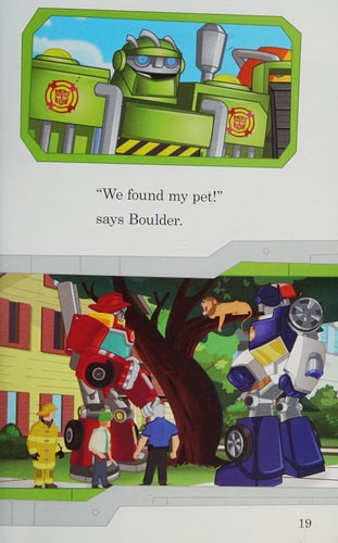 Transformers: Rescue Bots: Meet Boulder the Construction-Bot (Passport to Reading, Level 1)