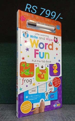 Early Learning Write & Wipe Word Fun Pull the Tab Book