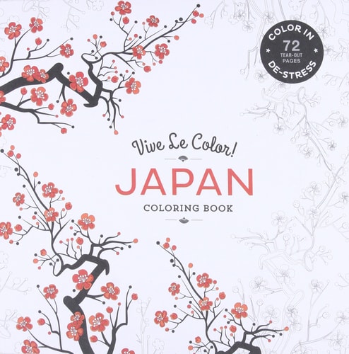 Vive le Color! Japan (Adult Coloring Book)
