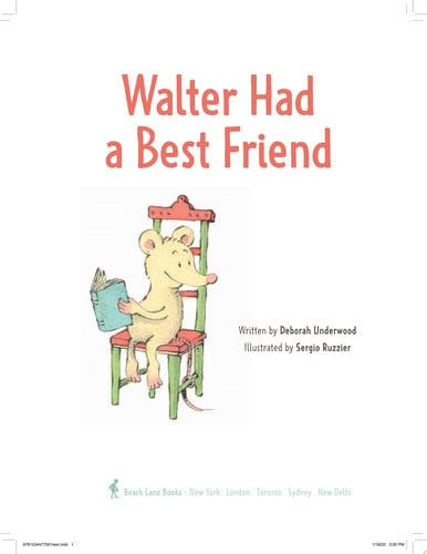 Walter Had a Best Friend