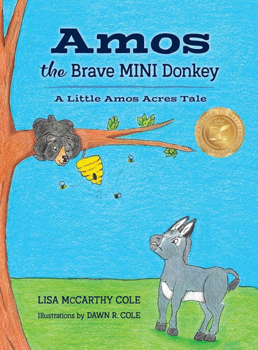 Amos the Brave Mini Donkey
